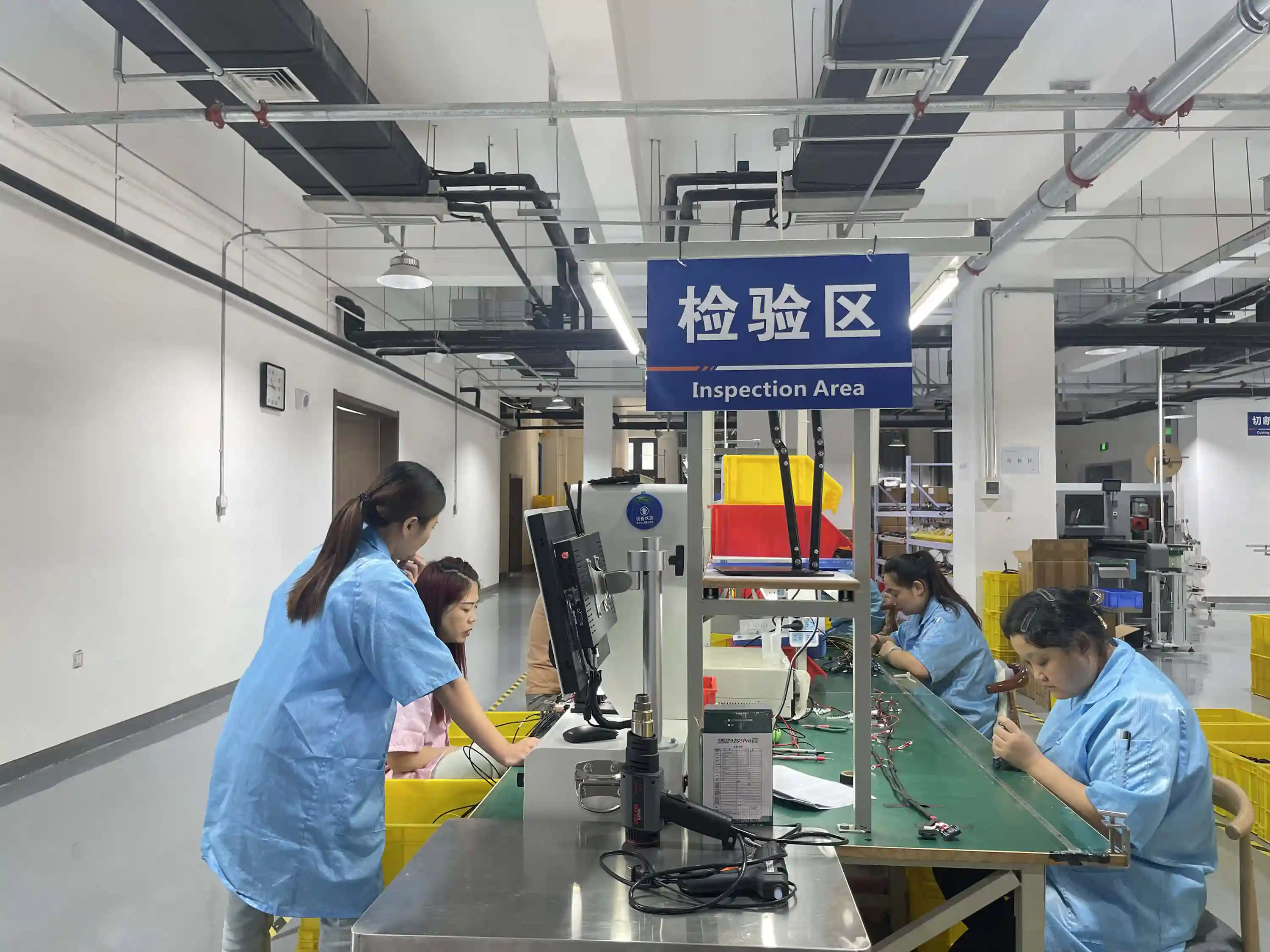 Quality Control Area - Wire Harness Inspection