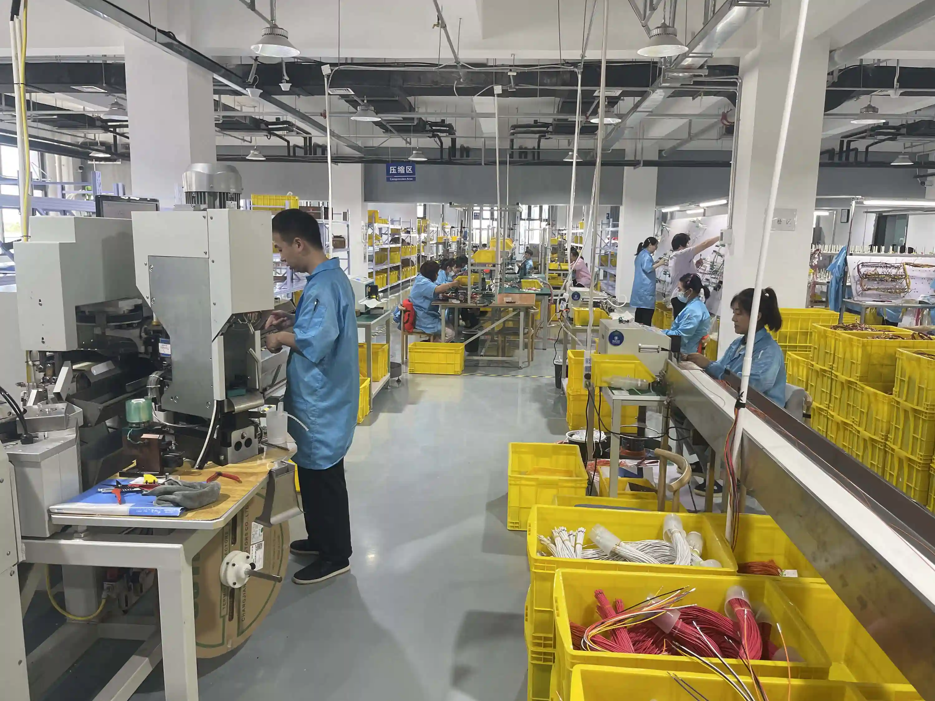 Wire Cutting Area - Precision Wire Processing