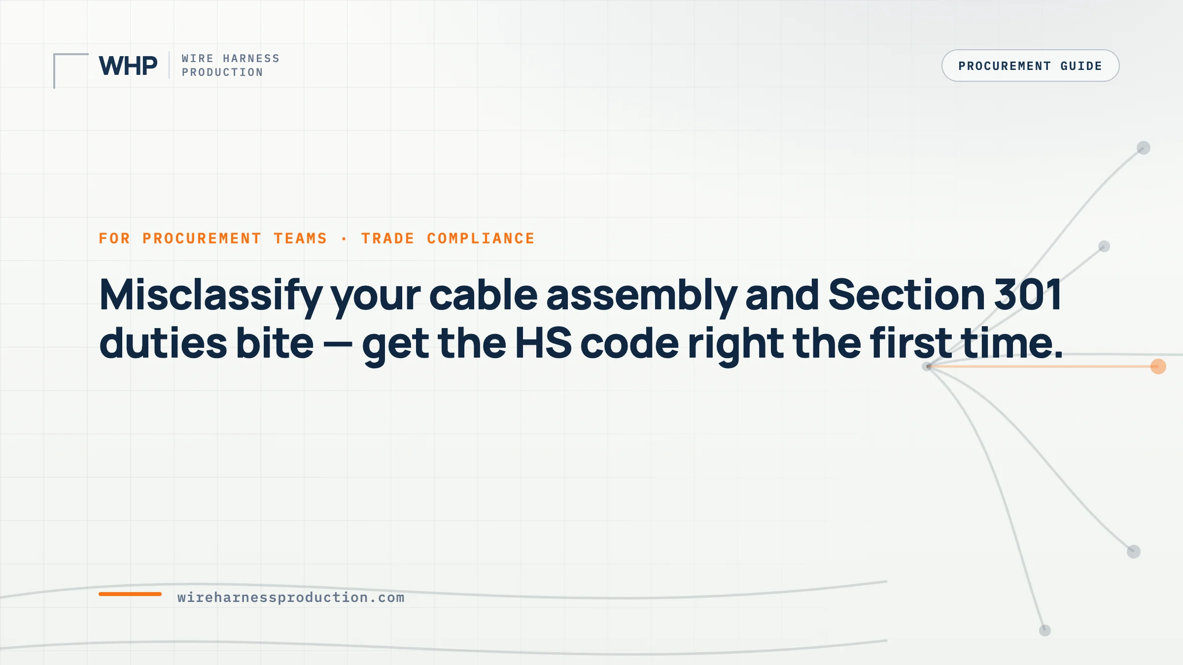 Cable Assembly HS Code Guide