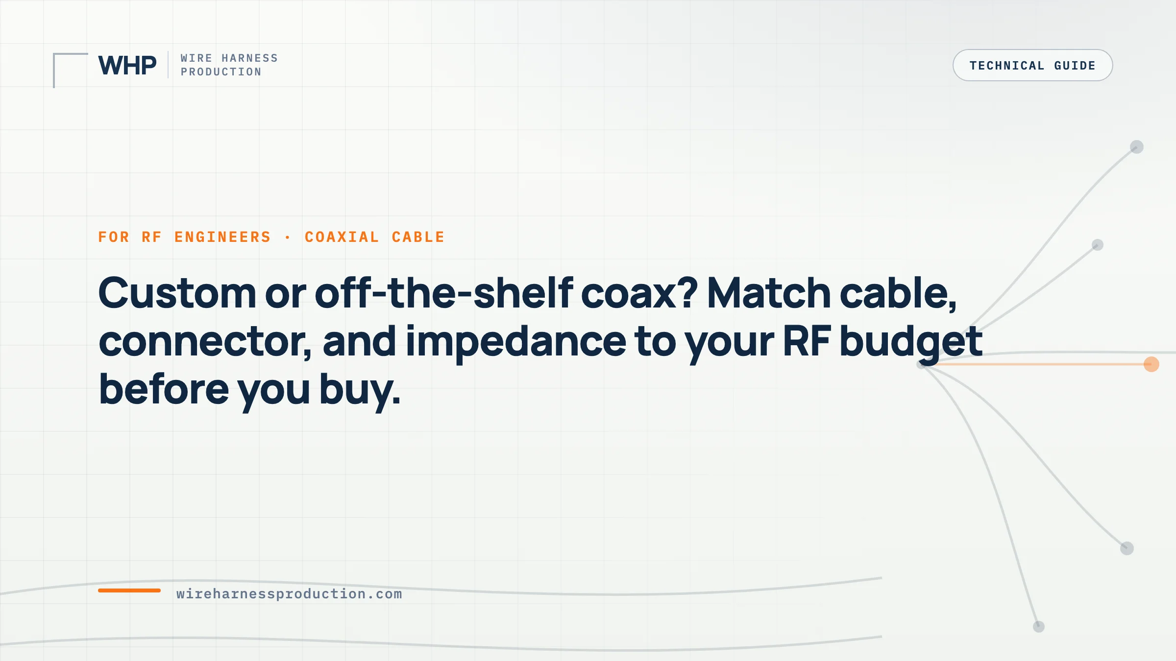 Coaxial Cable Assembly: Custom vs Off-the-Shelf Solutions