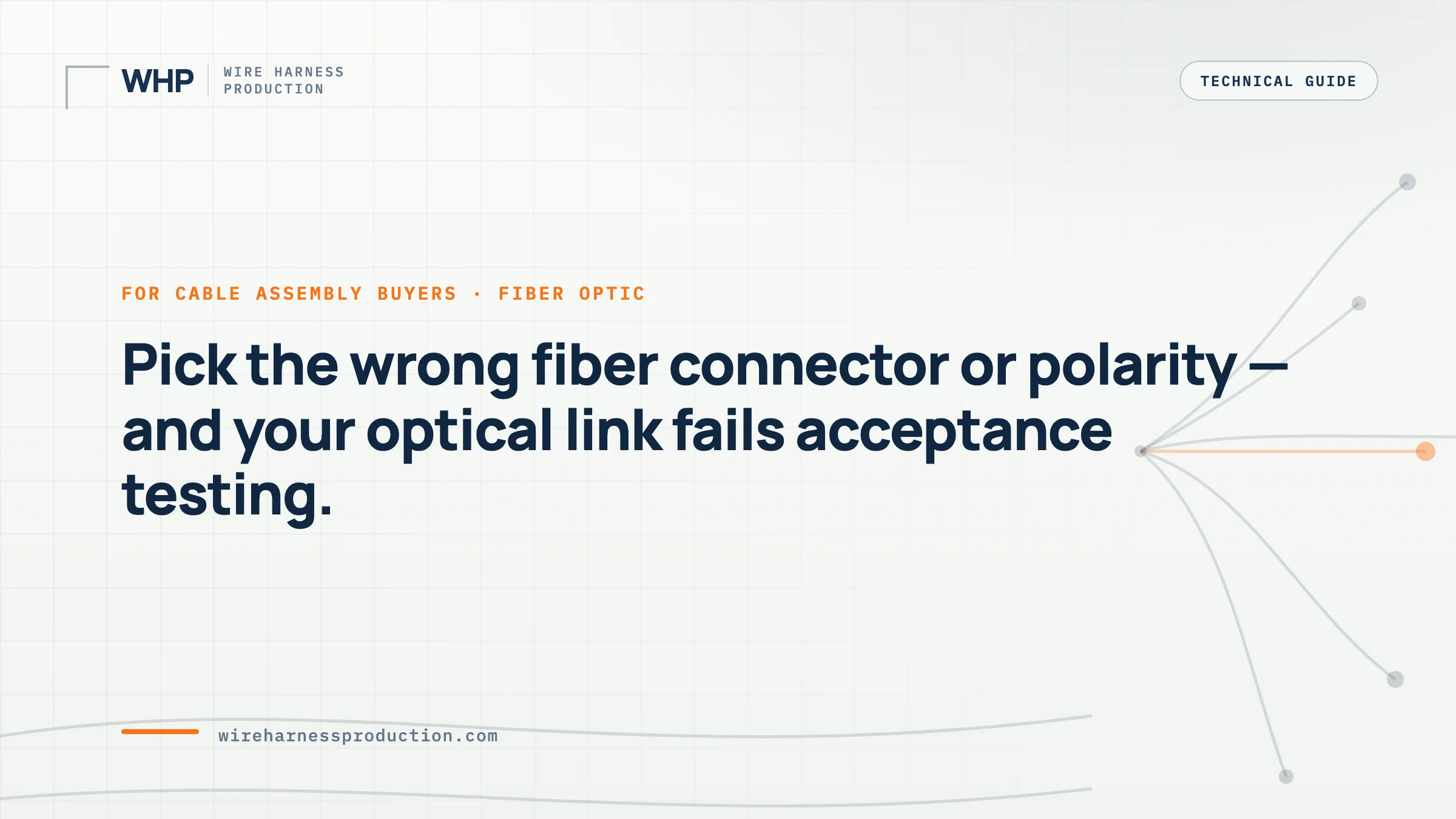 Fiber Optic Connector Types Chart for Cable Assembly Buyers
