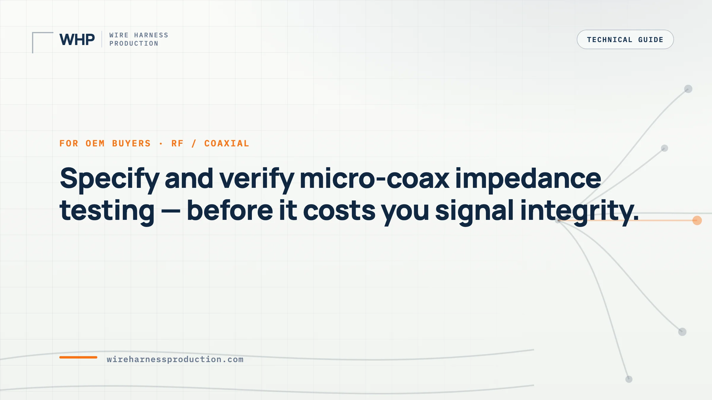 Micro-Coax Cable Impedance Testing Guide for OEM Buyers