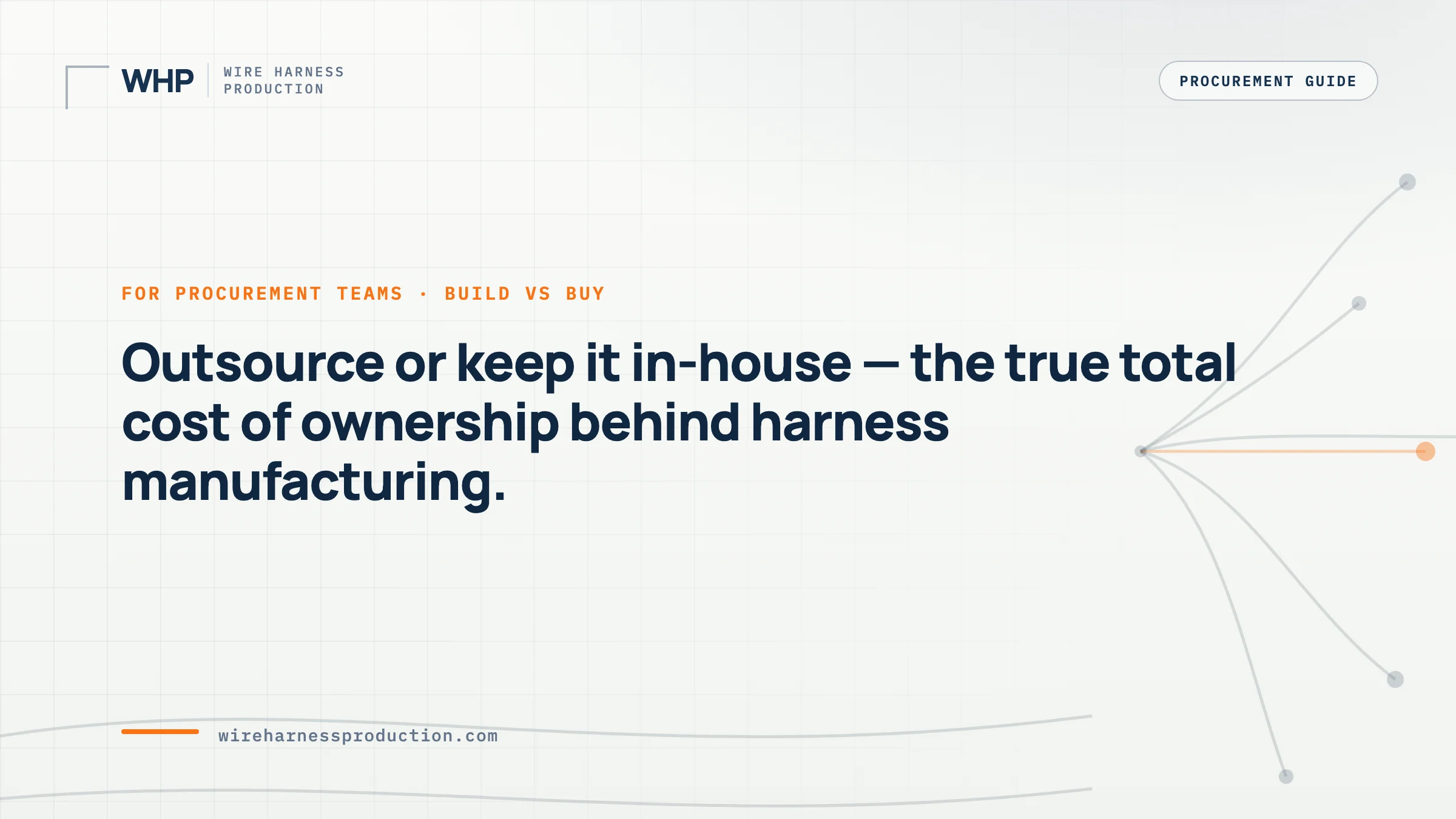 Wire Harness Outsourcing vs In-House