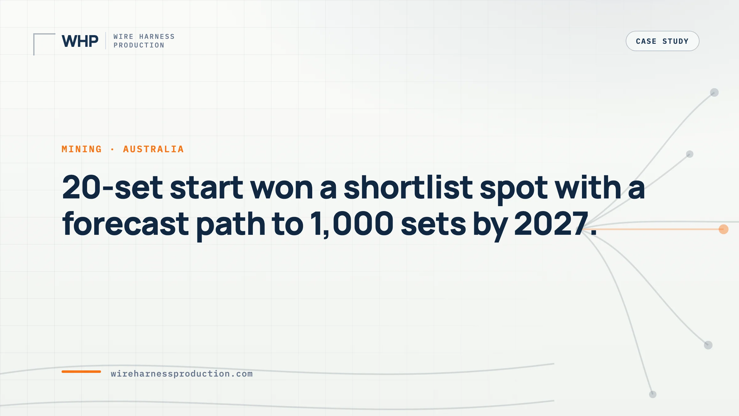 Mining Equipment: Low-Volume Start Wins Shortlist Spot With Path to 1,000 Sets