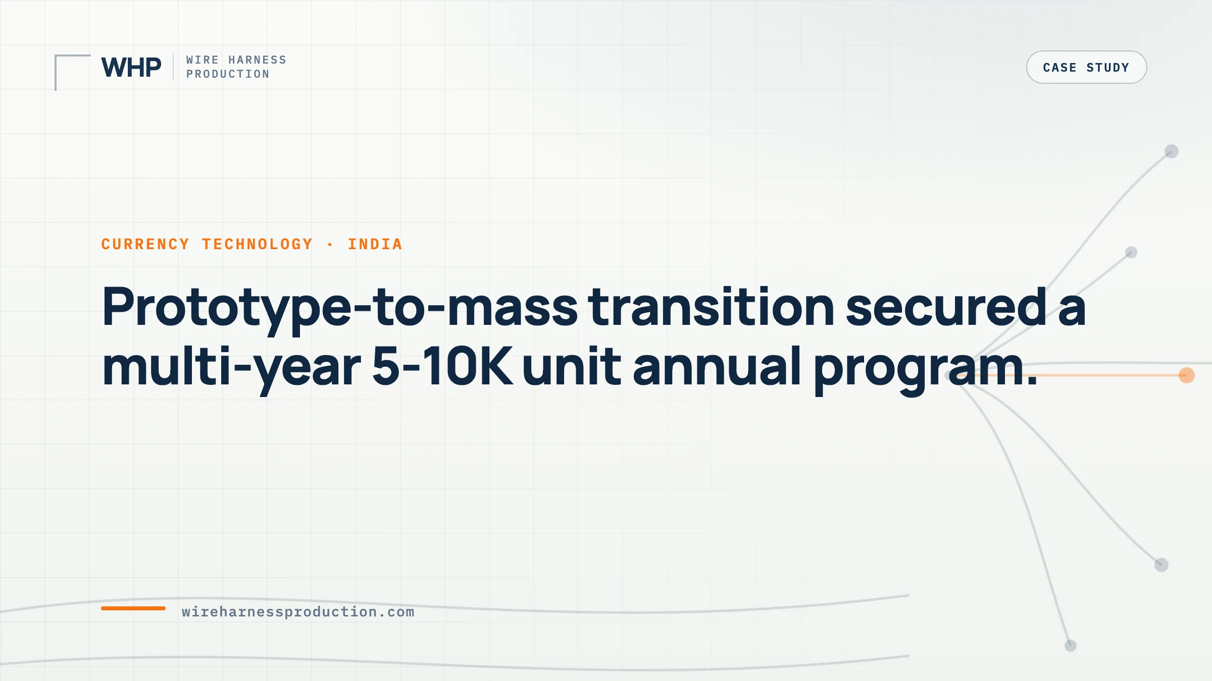 Currency Technology OEM: Prototype-to-Mass Transition Secures Multi-Year 5-10K Unit Program