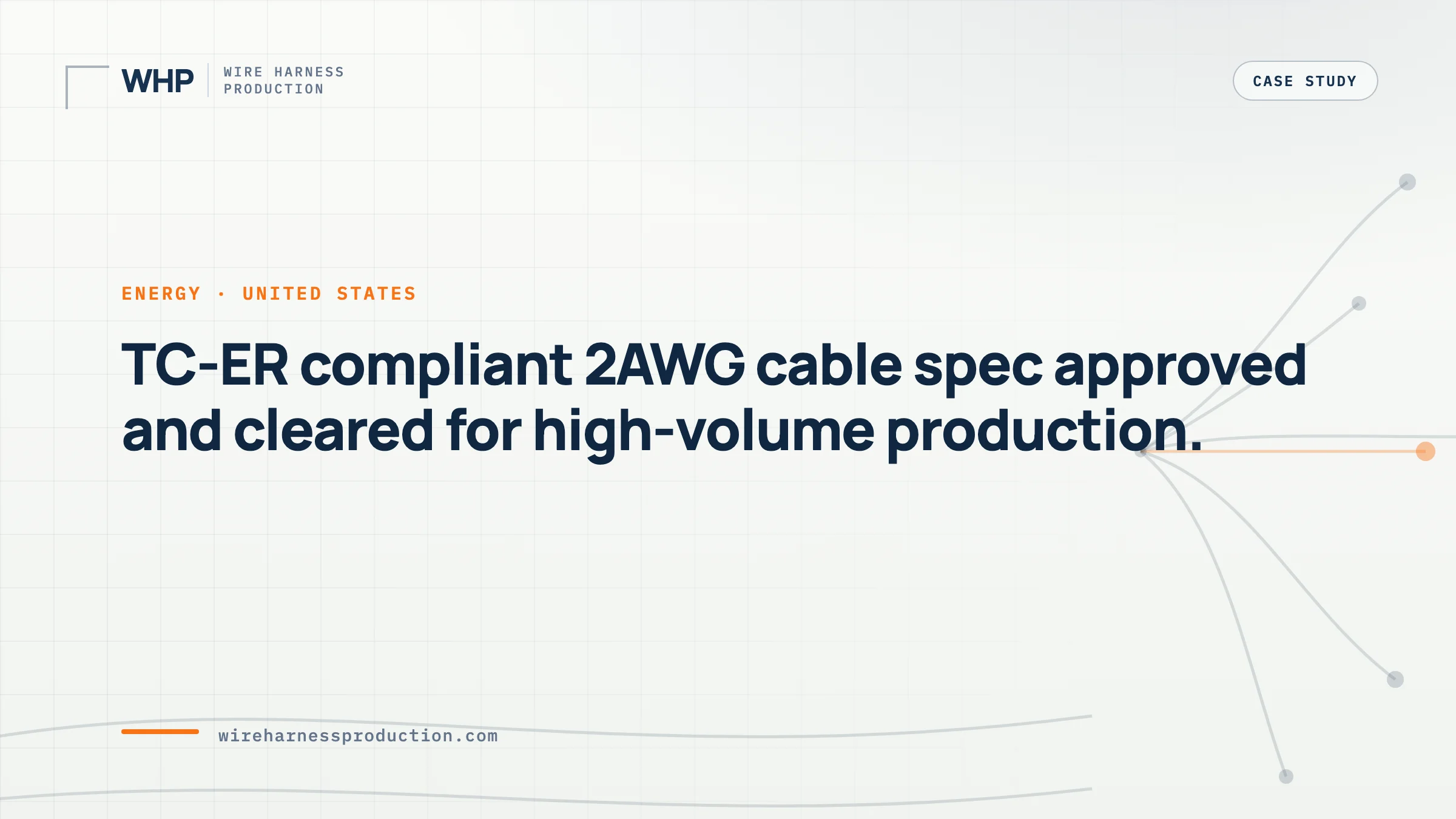 US Smart Energy OEM: TC-ER Compliant 2AWG Power Cable Engineered
