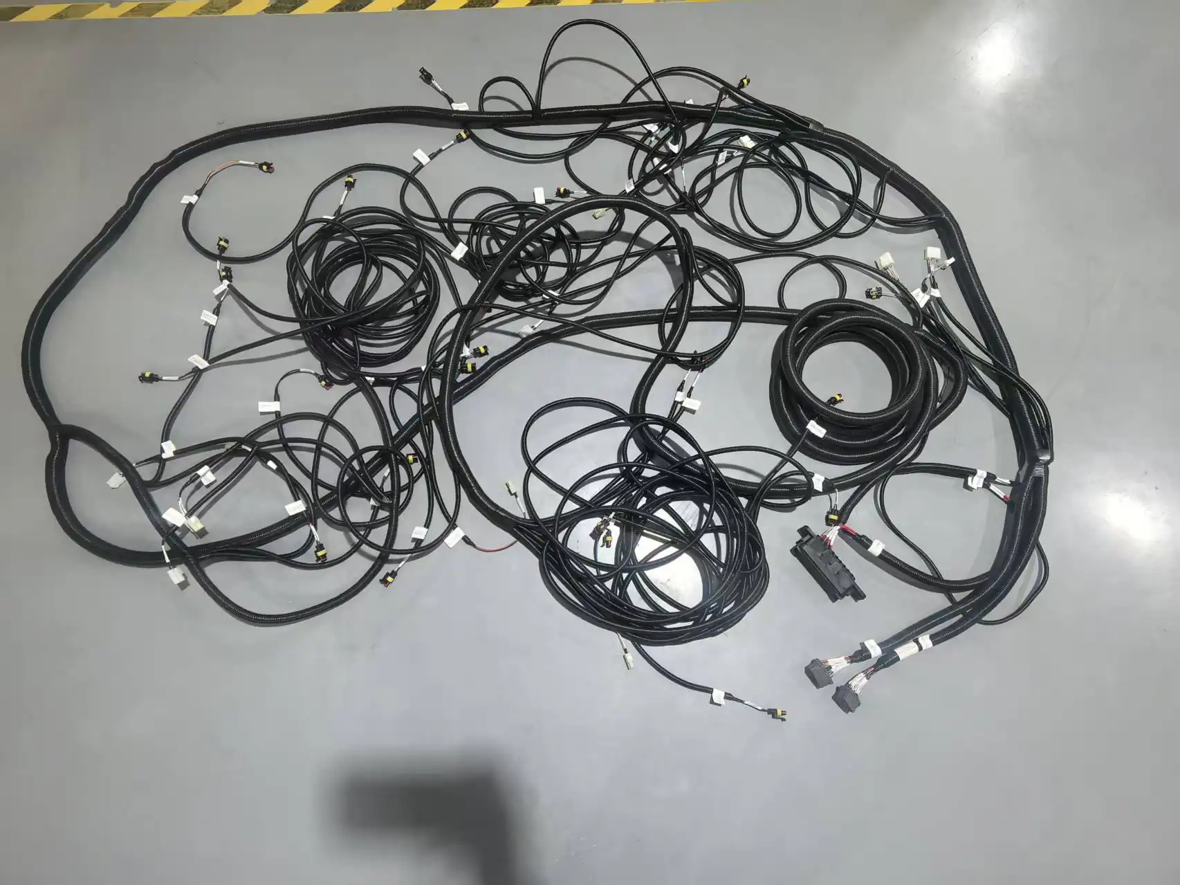 Box build cable assembly and enclosure harness integration