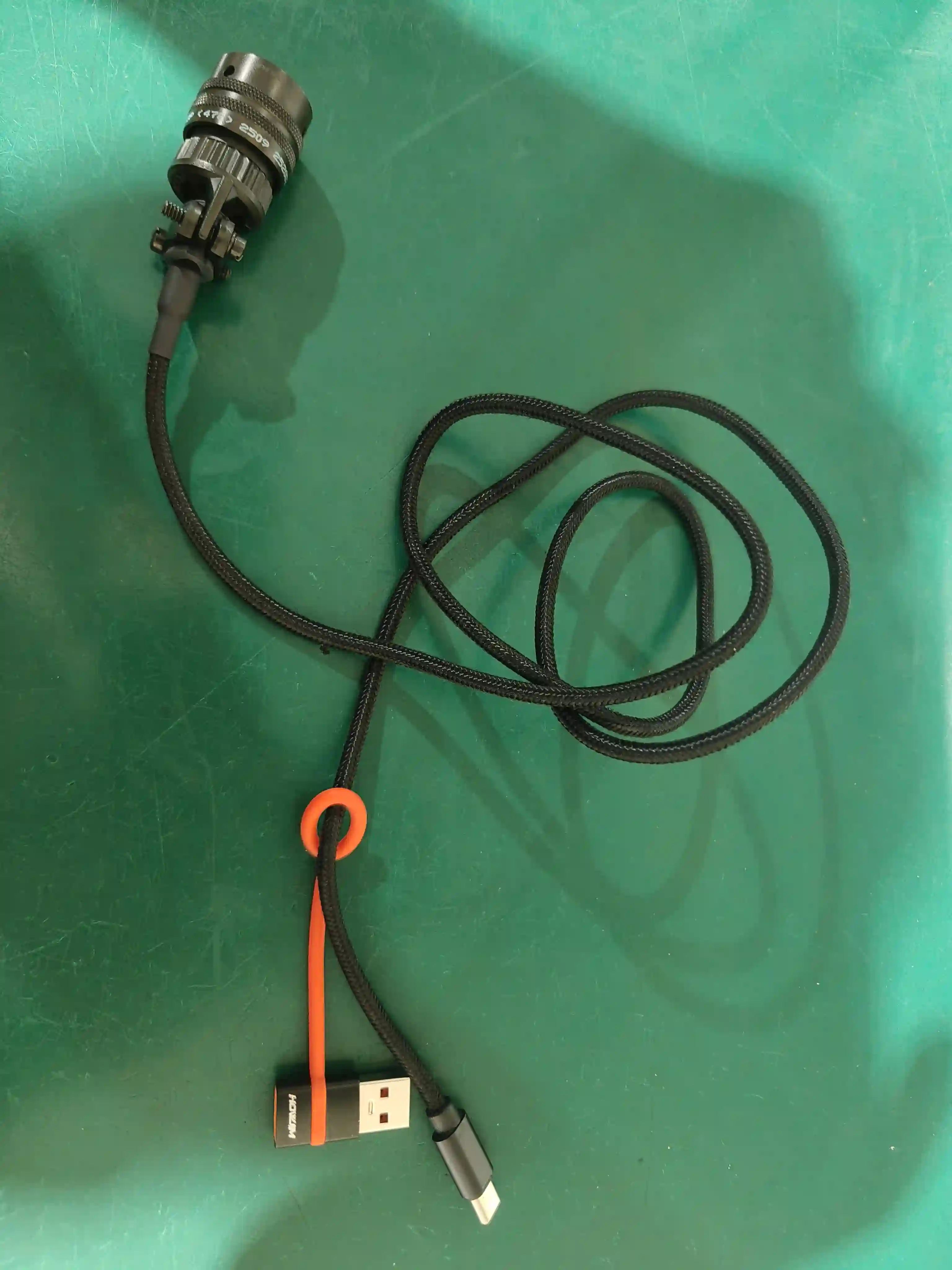Aircraft wire harness and aerospace cable assembly
